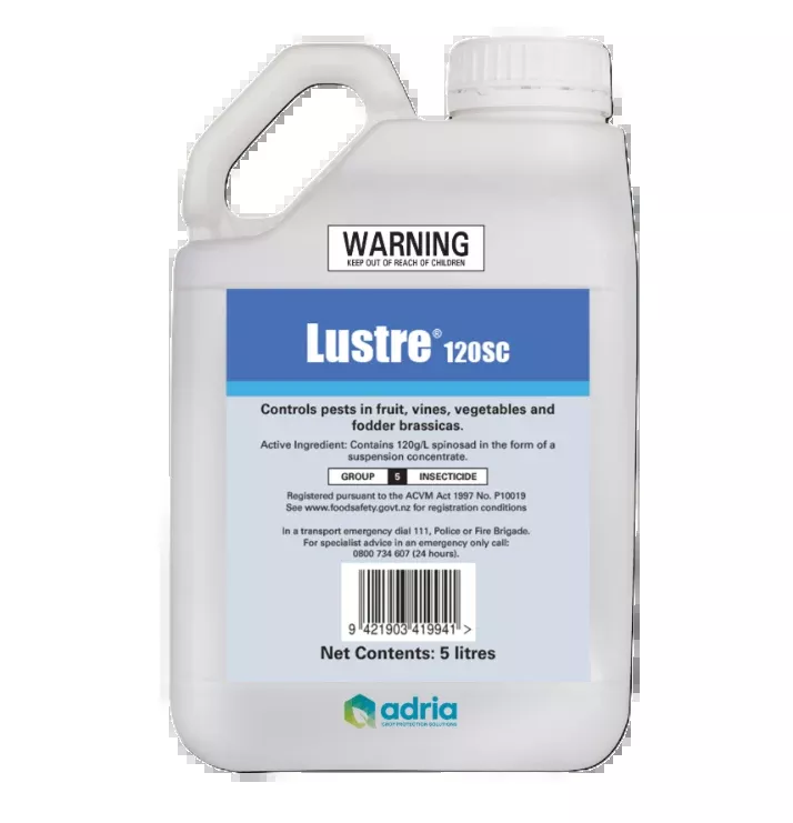 Lustre 120SC Organic Insecticide 5L