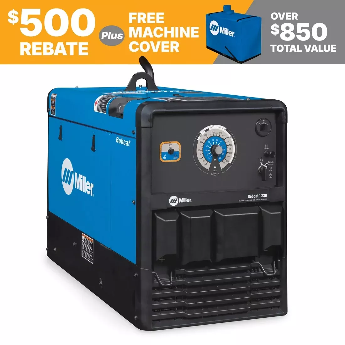 Miller Bobcat 230 Kohler Welder/Generator (907824)