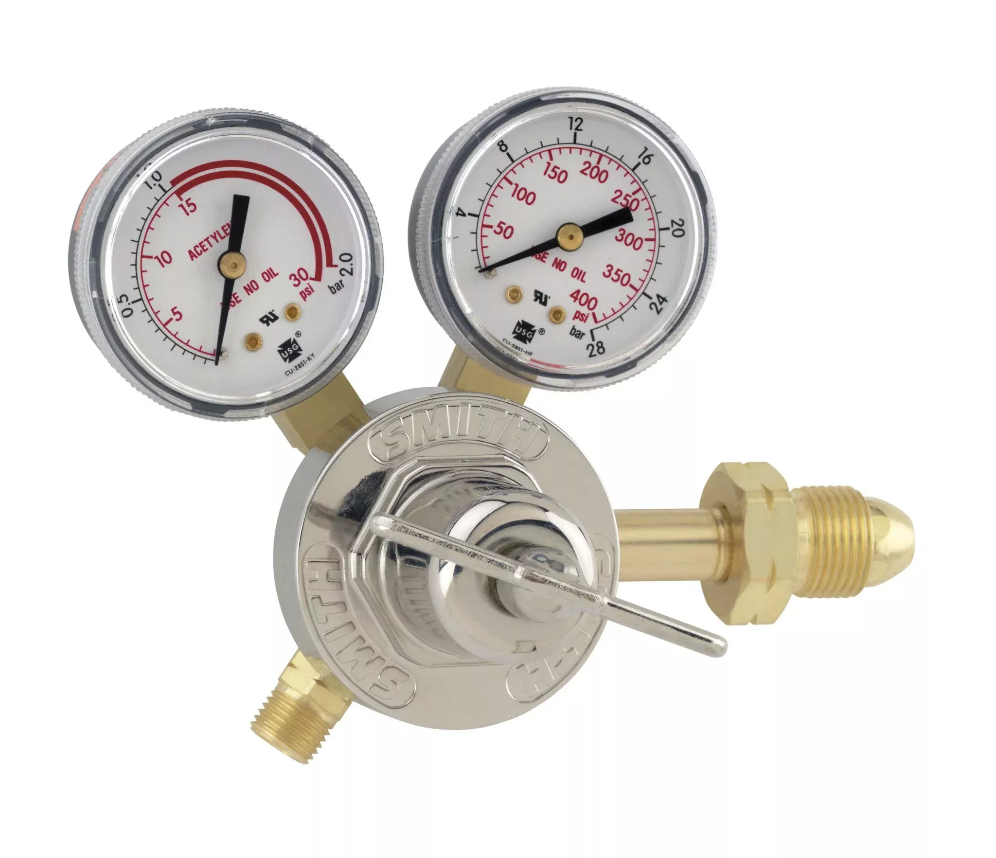 Miller-Smith 30-15-510 Single Stage Acetylene Regulator