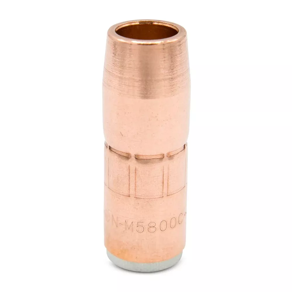 MILLER Standard Duty, Thread-On Nozzle, 5/8" Orifice, Flush Tip, Copper