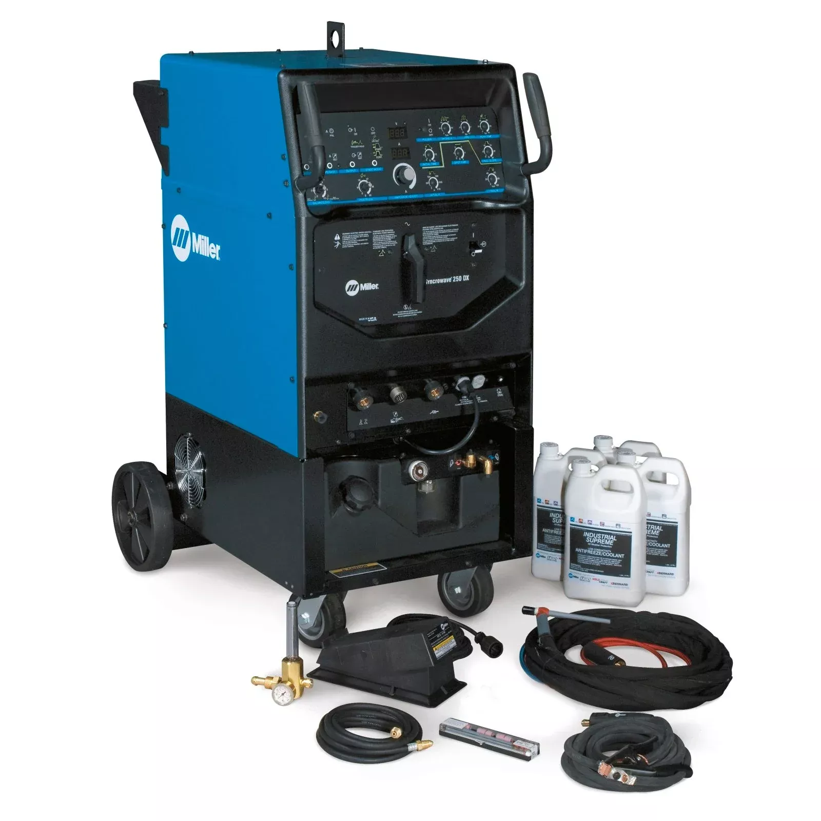 Miller Syncrowave 250 DX TIG/Stick Runner Welder Complete (951117)