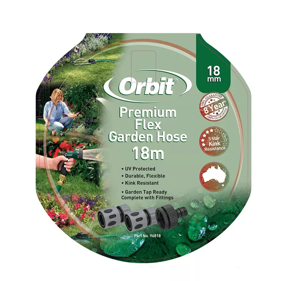Orbit Irrigation Hose Premium 18mm x 18 Metres
