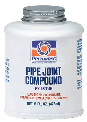Permatex80045 Pipe Joint Compounds, 16 oz Bottle, Black (12 Bottles)