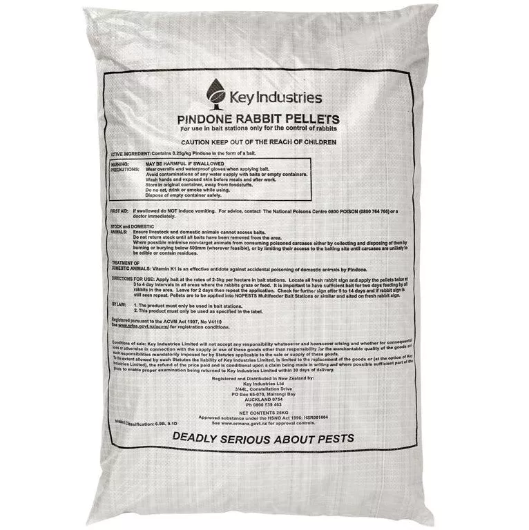 Pindone Rabbit Pellets 25Kg