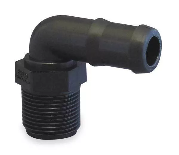Poly 90 Deg. Hose Barb 2'' P/N: GGHB20090