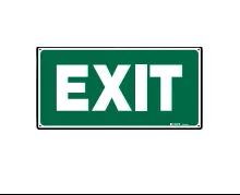 PVC Safety Sign EXIT 300 x 150mm
