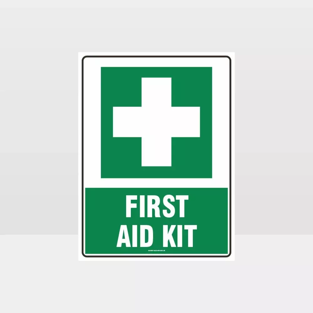 PVC Safety Sign FIRST AID KIT225 x 300mm