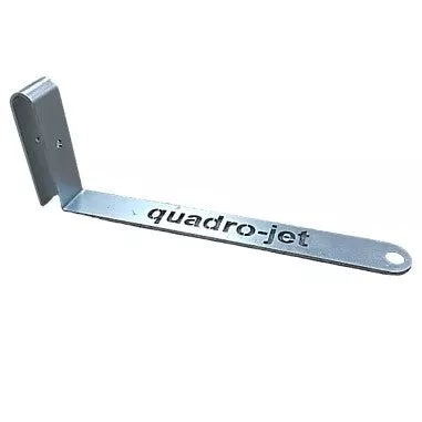 Quadro-jet Bracket Zinc Plated Lazer Cut & Folded