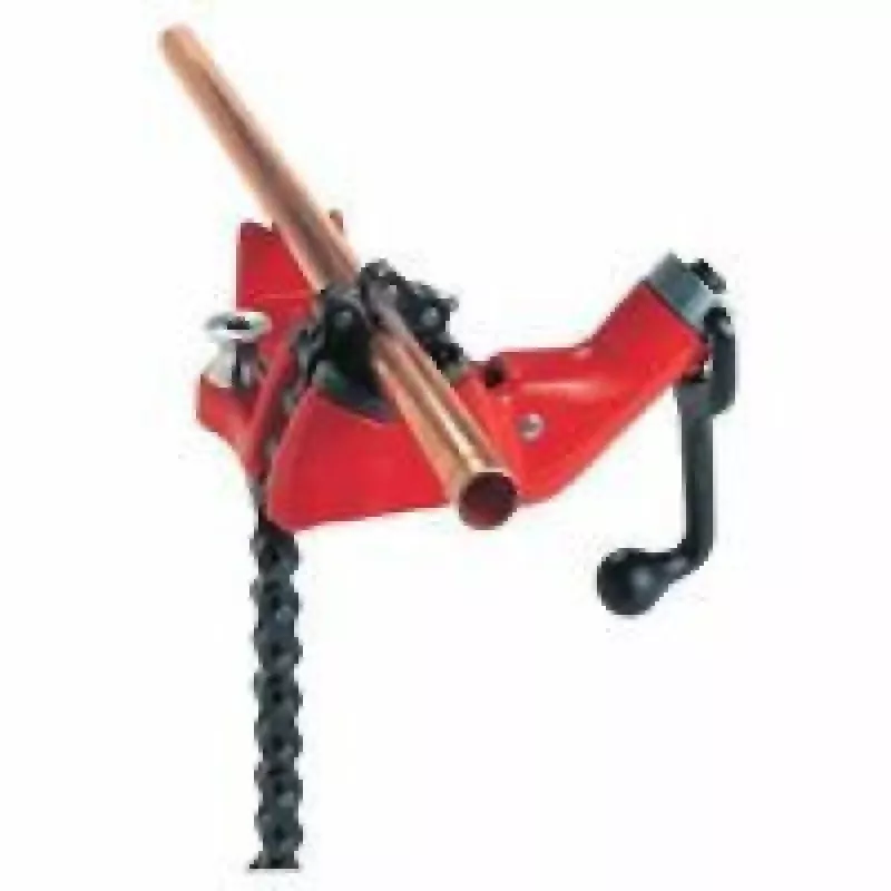 Ridgid 40215 Top Screw Bench Chain Vises, 1/2 in - 8 in Pipe Cap 1 EA