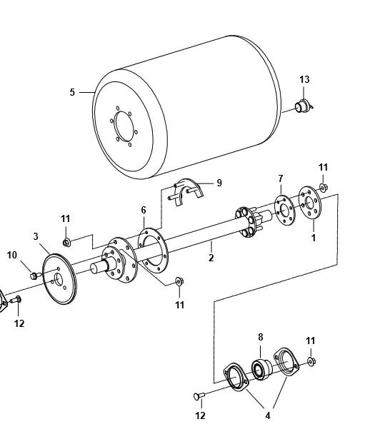 Ryan Lawnaire IV Split Ring Assembly P/N: GG545887