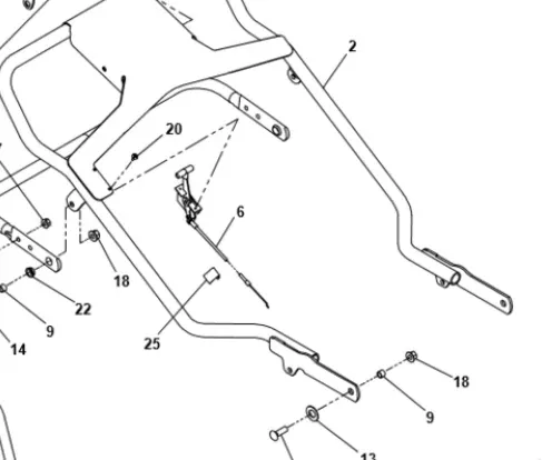 Ryan Lawnaire IV Throttle Control Assembly P/N: GG4163186