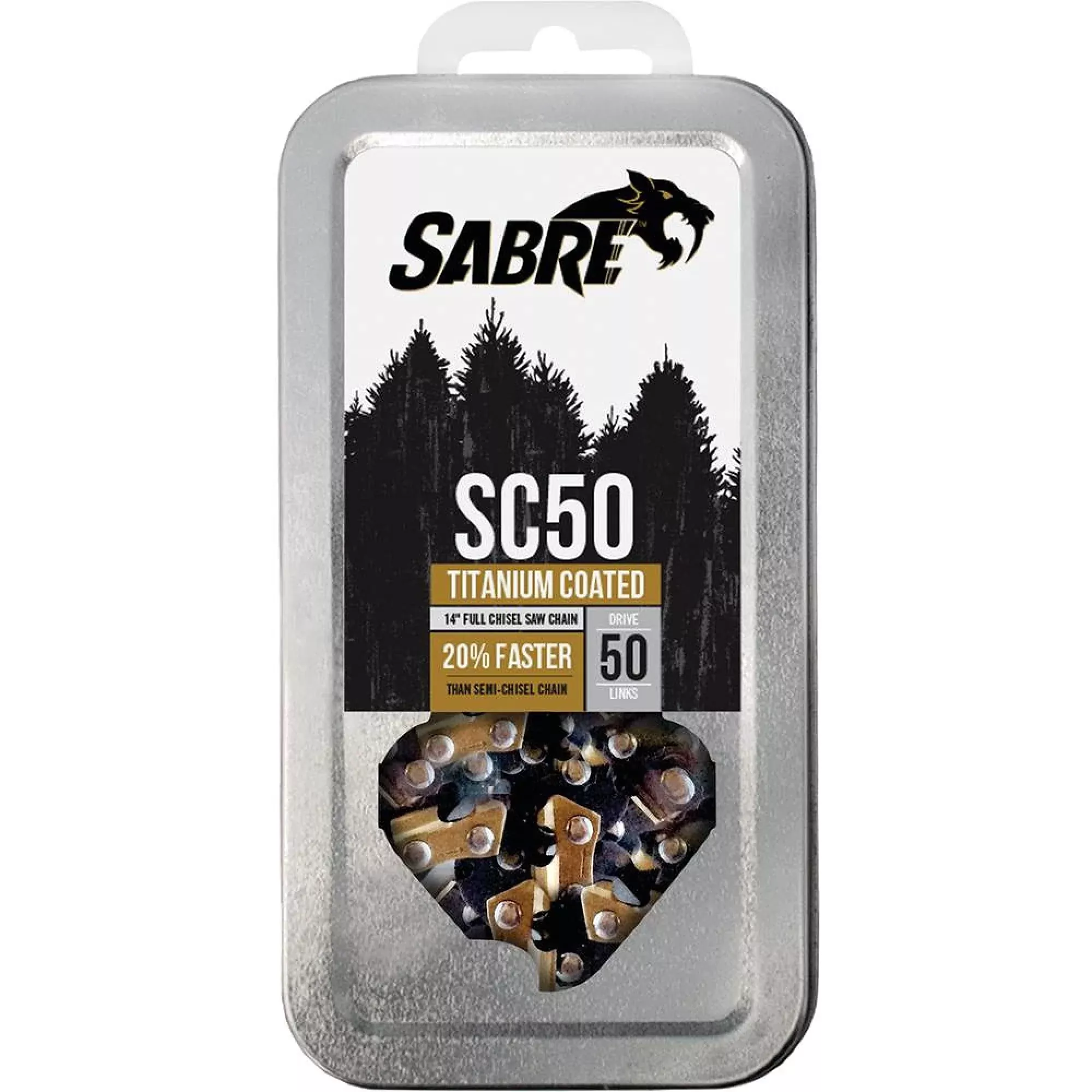 Sabre Titanium Chain Pre-Cut Loop 50 DL - 14 inch bar - 099-1506