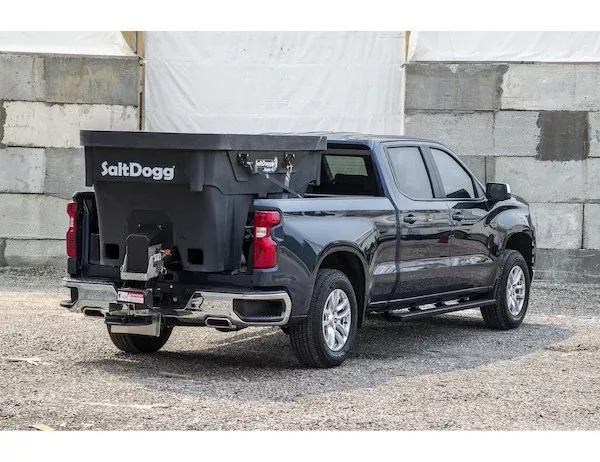 SaltDogg 1.5 Cubic Yard Electric Poly Hopper Spreader SHPE1500
