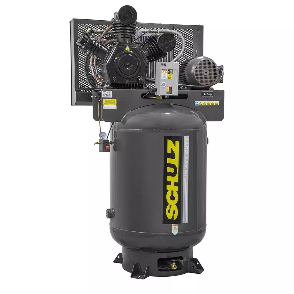Schulz 10120VW40X-3 10 HP 120-Gal Piston Air Compressor