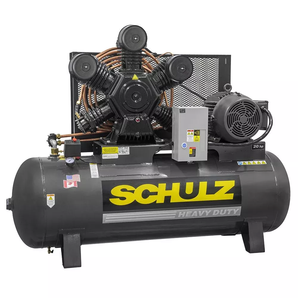 Schulz 20120HWV80X-3 20 HP 120-Gal Piston Air Compressor