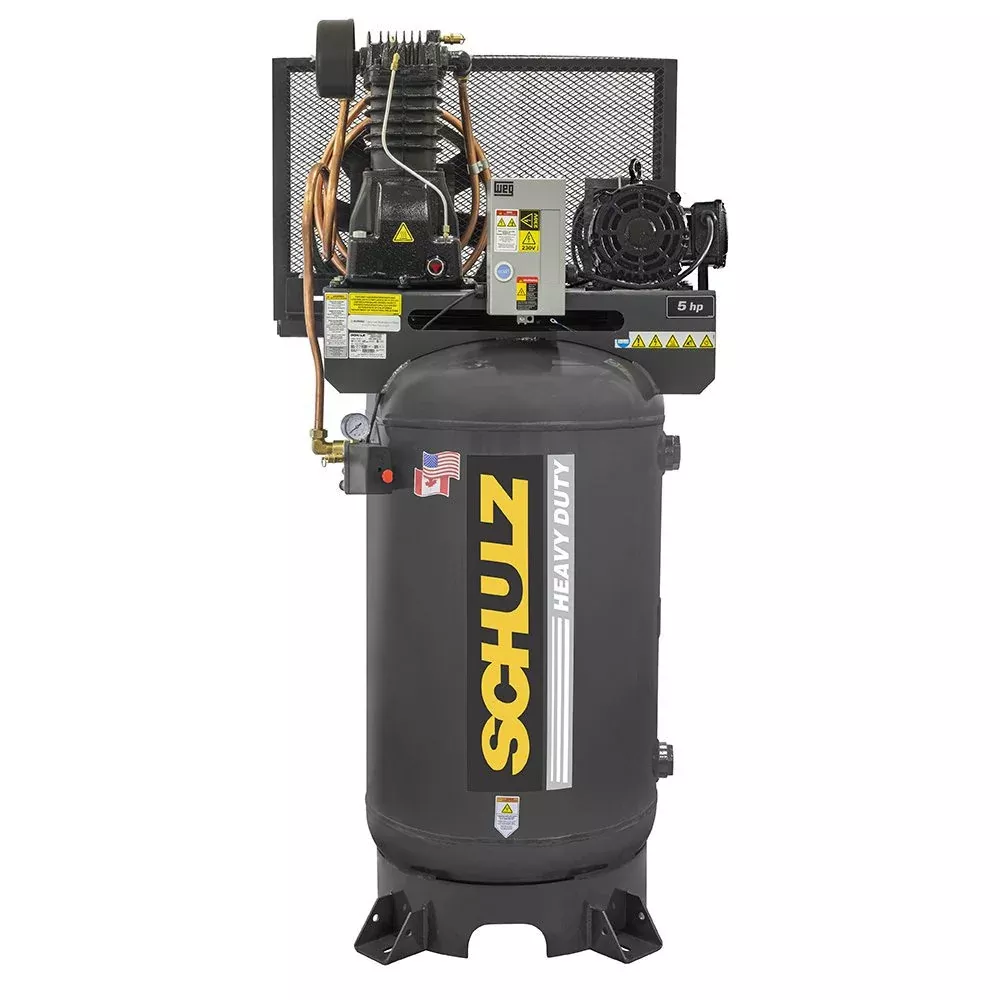 Schulz 580VL20X-1 5 HP 80-Gal Piston Air Compressor