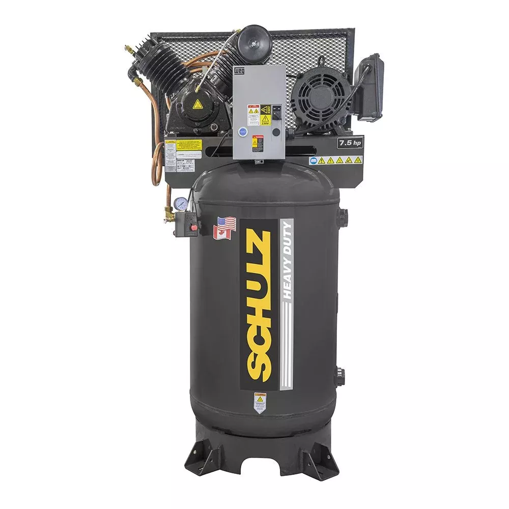 Schulz 7580VV30X-1 7.5 HP 80-Gal Piston Air Compressor