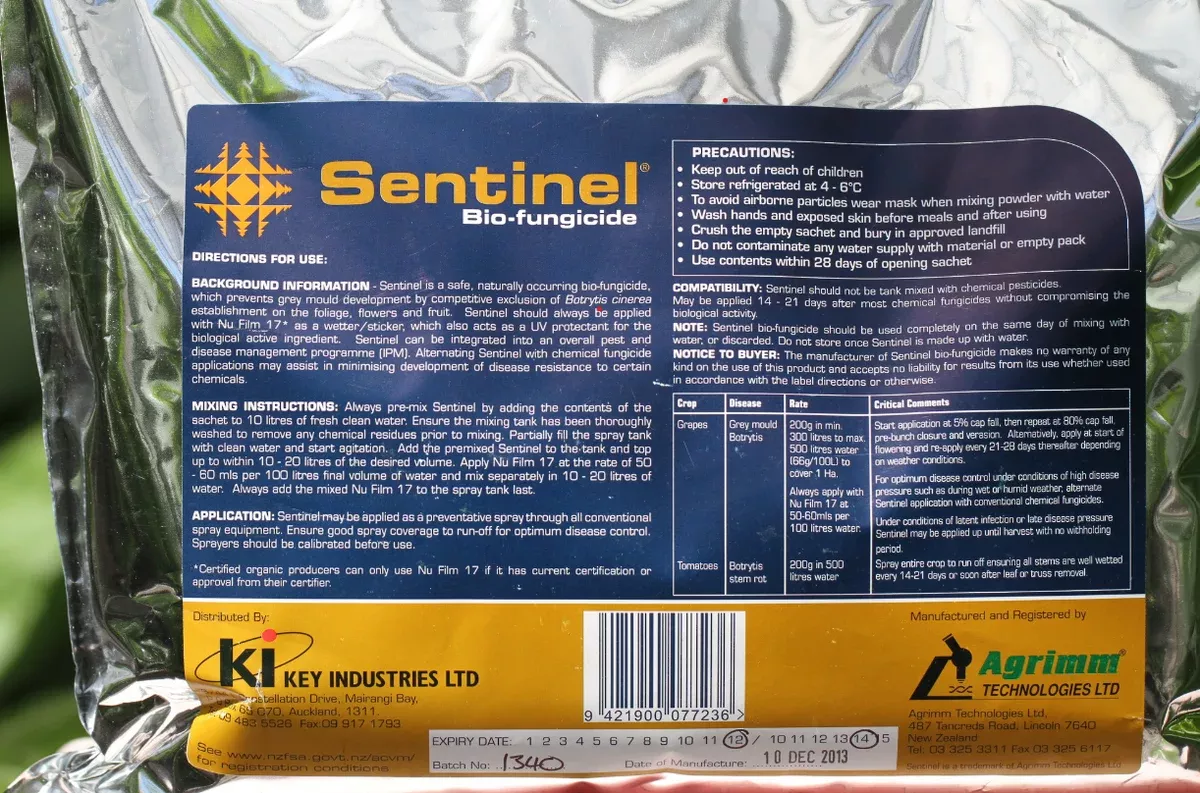Sentinel Botrytis Bio-Fungicide 200g