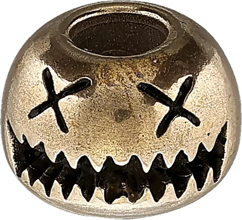 Small Smiley Bead Bronze