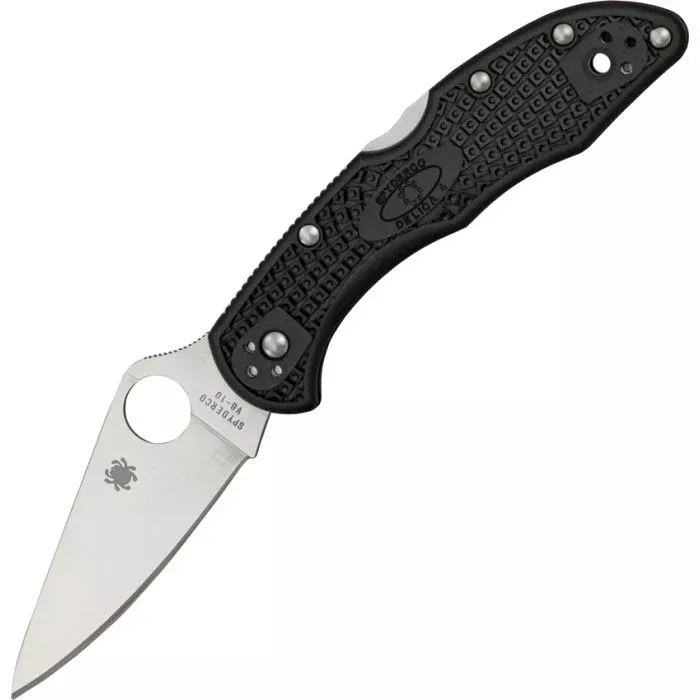 Spyderco Delica Blk FRN/VG-10