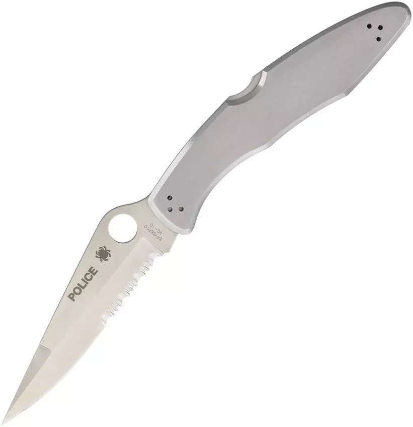Spyderco Police Model Stainless/VG-10 Serrated