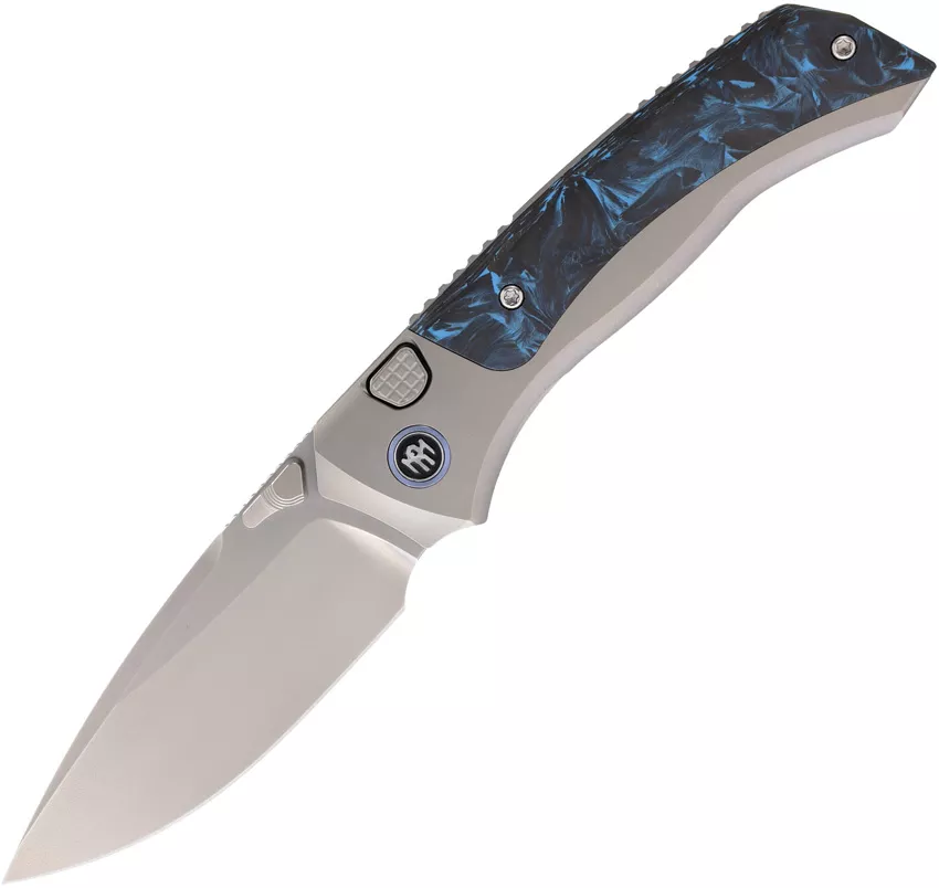 Steed Button Framelock Blue