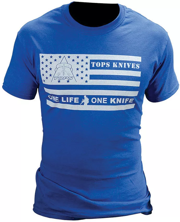 T-Shirt Flag Logo Blue XL