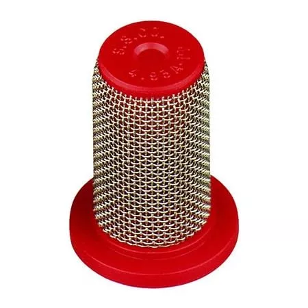 TeeJet Nozzle Strainer Red 30 Mesh Poly and Stainless Steel