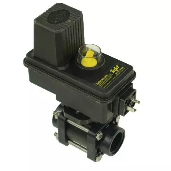 Teejet Solenoid Valve 1" Dump Yellow Indicator 2 Way