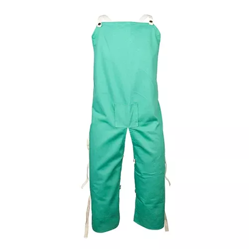 Tillman 6342 9oz Green FR Cotton Bib Apron