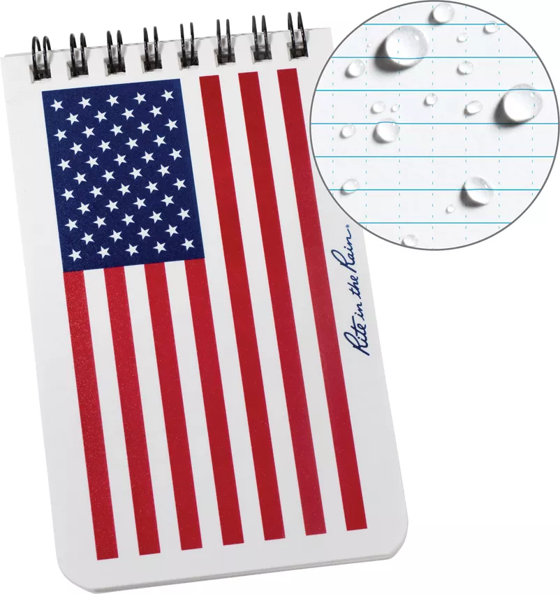 Top Spiral Flag Notebook 3×5