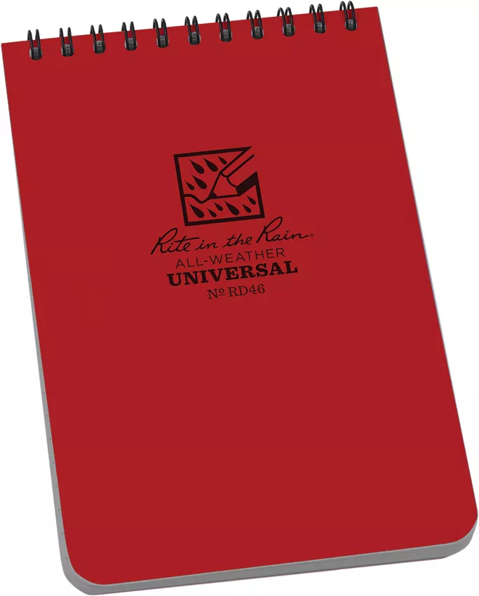 Top Spiral Red Notebook 4×6