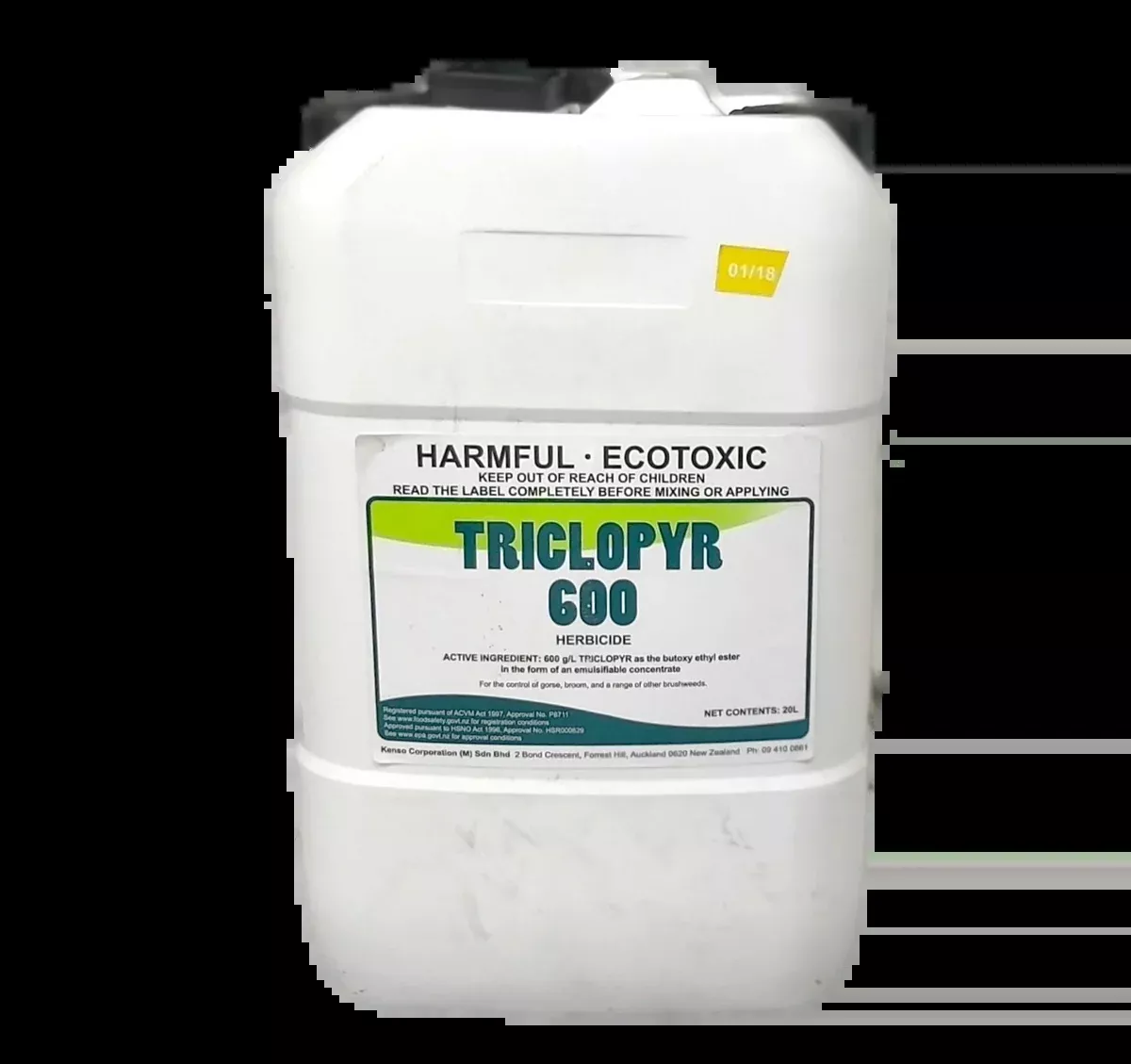Triclopyr 600 Herbicide 20L (Grass Friendly)