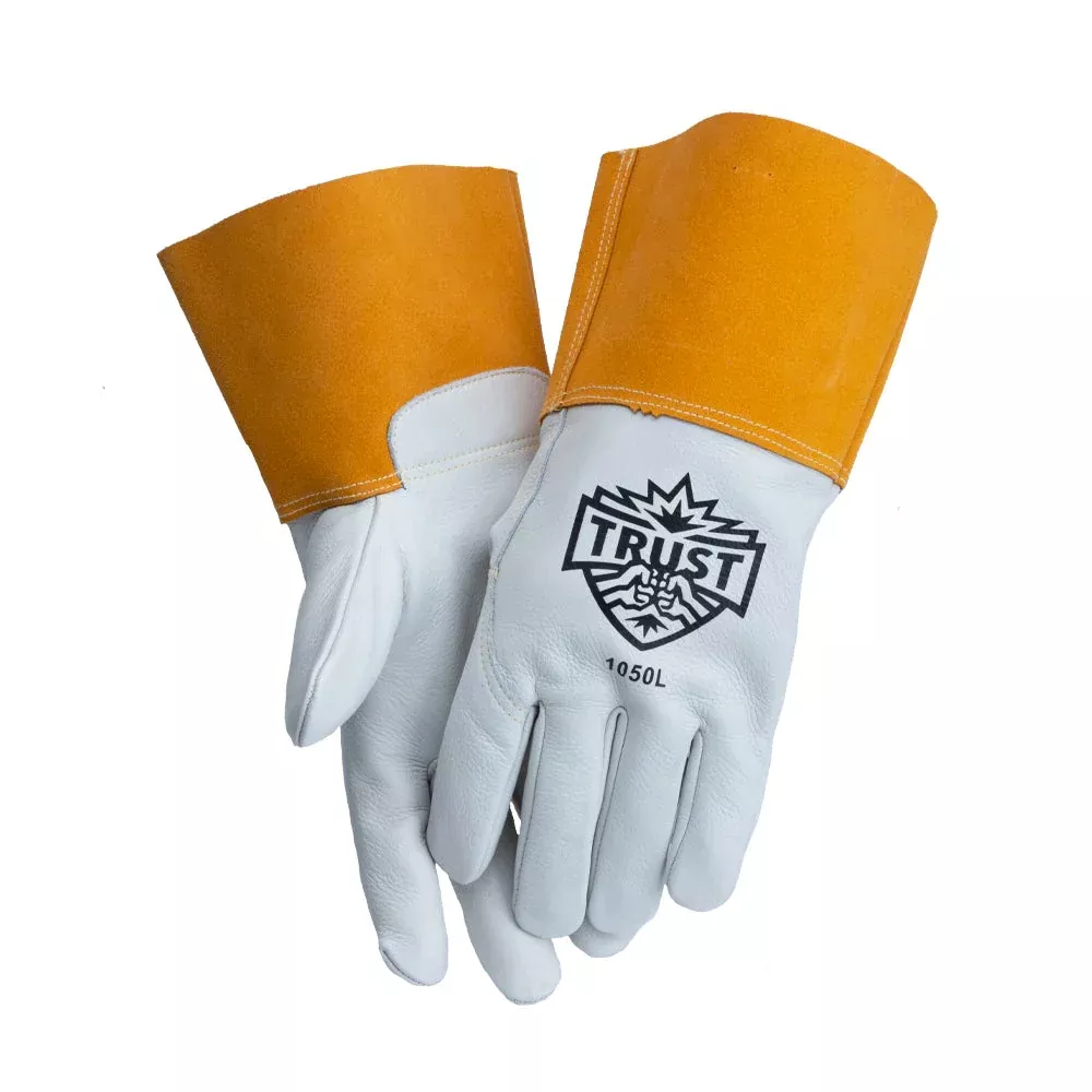 TRUST 1050 Select Top Grain Cowhide Unlined MIG Welders Glove