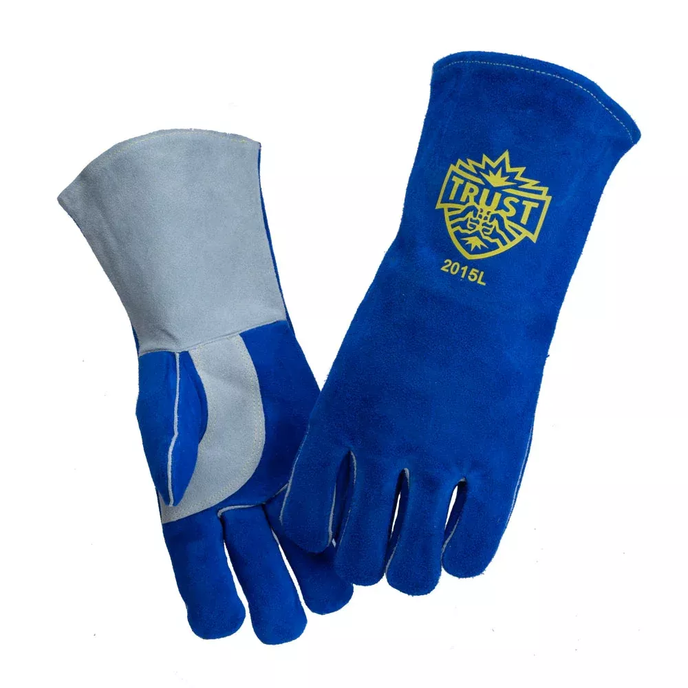 TRUST 2015L PREMIUM SIDE SPLIT COWHIDE FOAM LINED STICK WELDERS