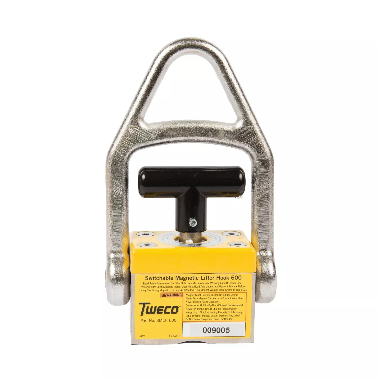 Tweco 200lb SMLH600 Magnetic Lifter Hook (9255-1066)