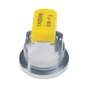 TwinJet Tapered Flat Spray 80 Degree Yellow 02 Nozzle