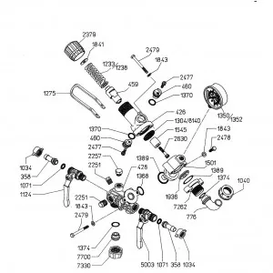 Udor Regulator Relief Valve Inlet P/N: GG120340