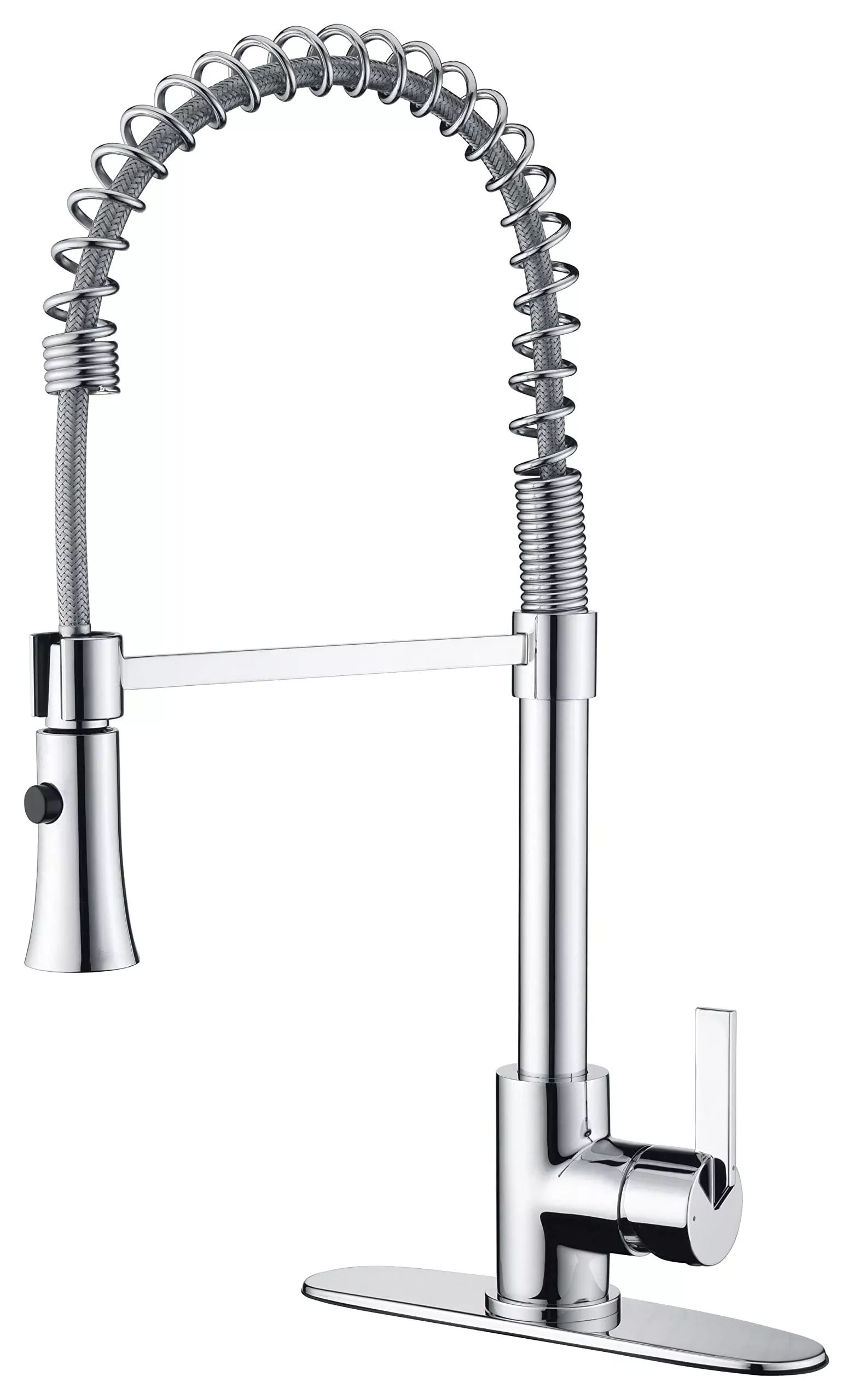 UF1720x Prime Collection High-Arc Single Handle Kitchen/Bar Faucet with 2-Function Pull-Down Spring Spout Sprayer
