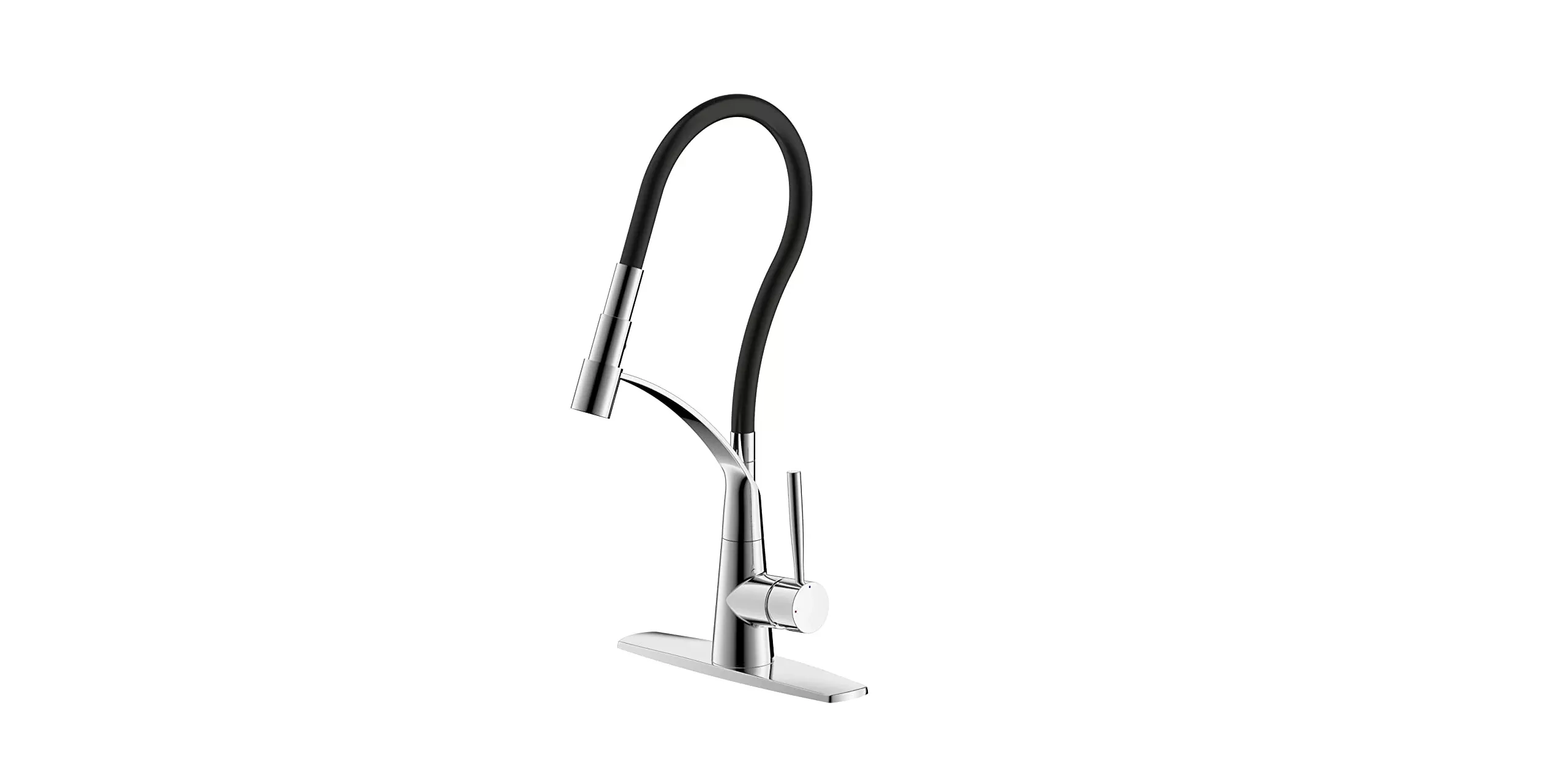 UF1790x Pagani Collection High-Arc Single Handle Kitchen/Bar Faucet with 2-Function Pull-Down Rubber Spout Sprayer