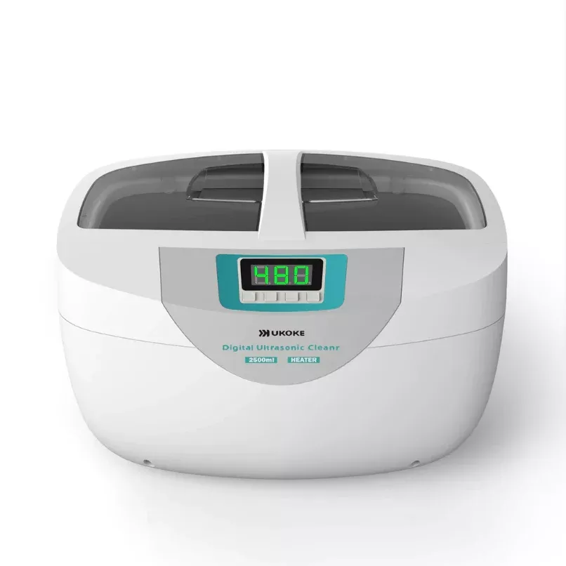 Ukoke Ultrasonic Jewelry Cleaner With Timer, 2.5 L, Green