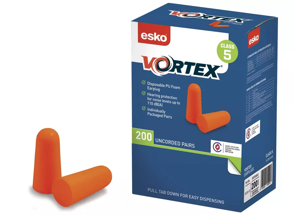 Vortex Uncorded Earplug 26dB 200Pk Box of Pairs