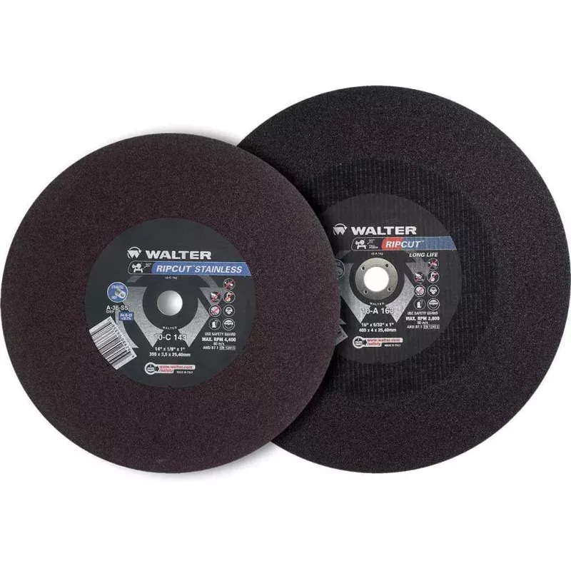 Walter 10B123 12" x 1/8" x 1" Ripcut Wheel