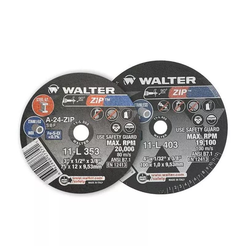 Walter 11L221 2" x 1/8" x 5/16" Zip™ Cut-Off Wheels