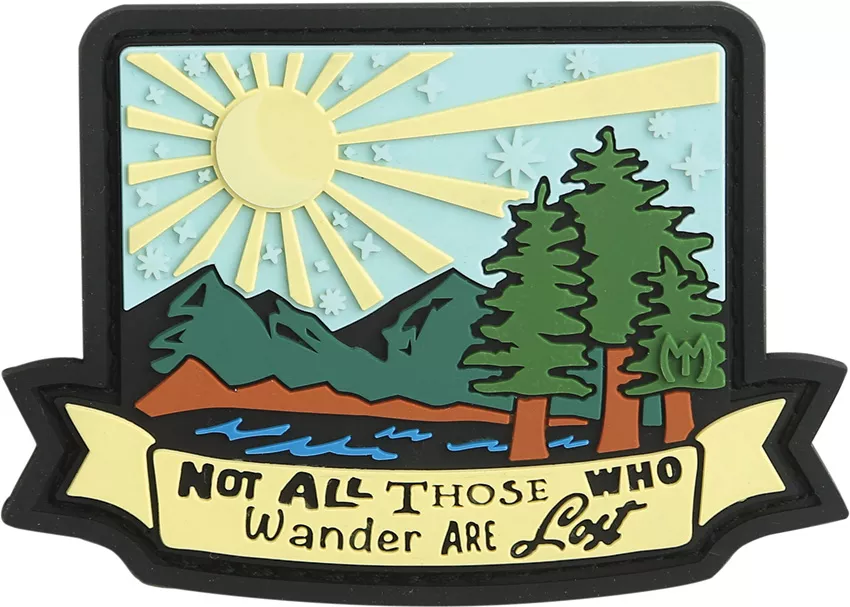 Wander Not Lost Patch Color