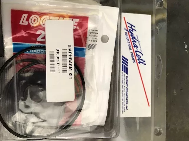 Wanner D10 Diaphragm Kit P/N: GGG10D52T