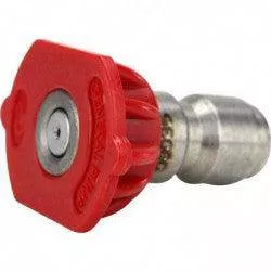 Washjet Quick-Connect Nozzle HP 0 Degree Pencil Red Tip
