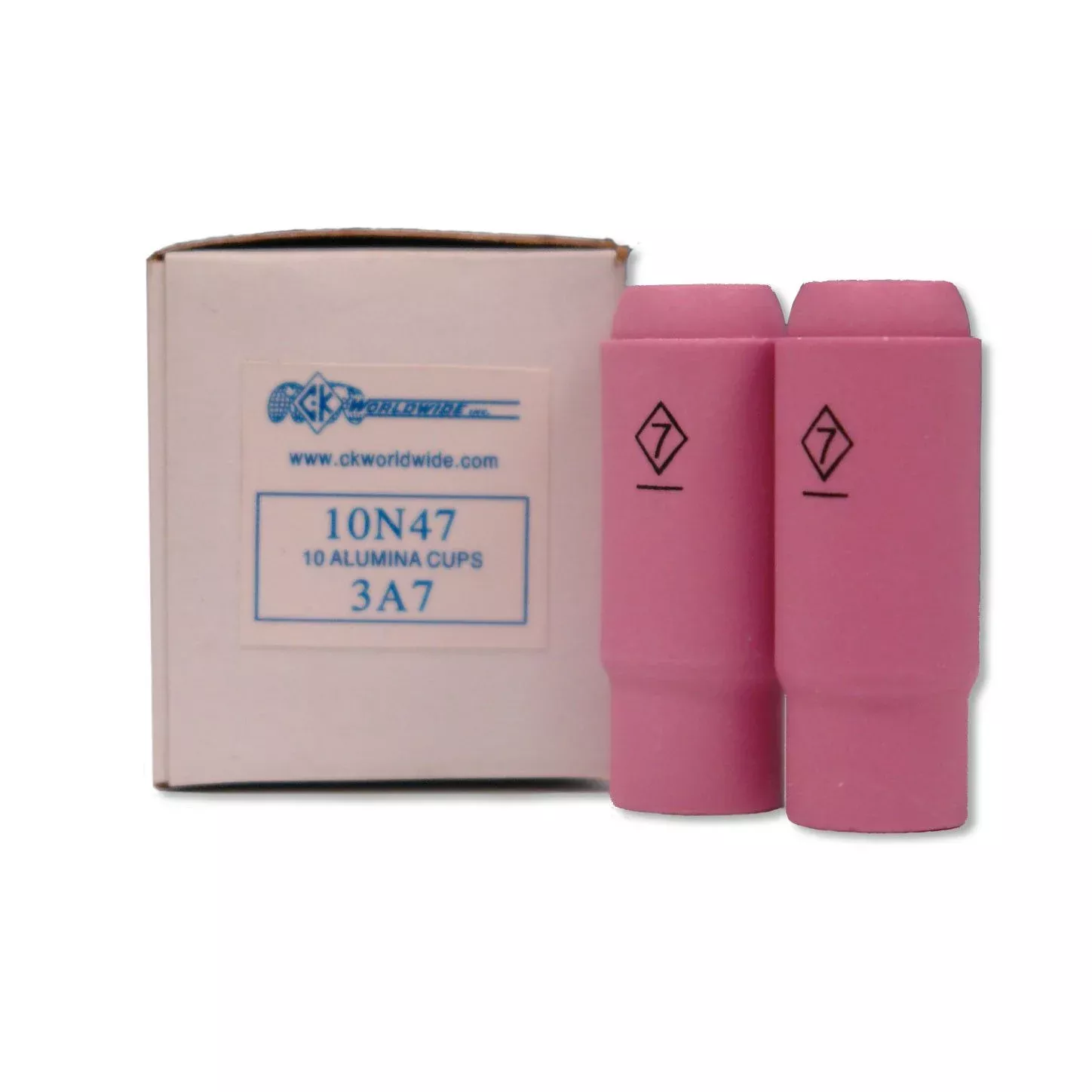 Weldmark 10N47 #7 TIG Alumina Nozzle (10 Each)