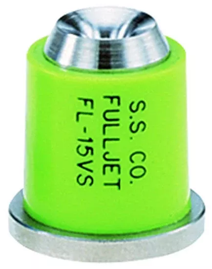 Wide Angle Full Cone Stainless FL 15VS Green Nozzle