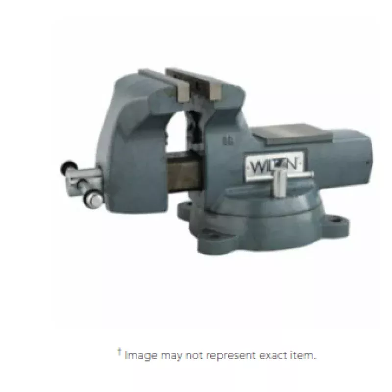 Wilton 21800 Machinists' Vises, 8 in Jaw, 4 3/4 in Throat, Swivel Base 1 EA